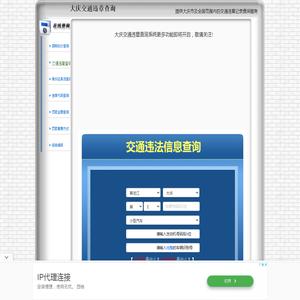 大庆交通违章查询
